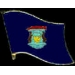 MICHIGAN PIN STATE FLAG PIN